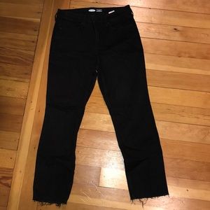 Black High Rise Slim jeans